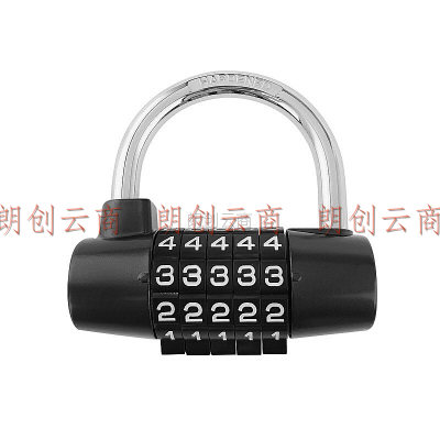 奥本 5轮密码锁 密码挂锁 健身房柜门锁 防盗窗锁 防锈工具箱锁7602