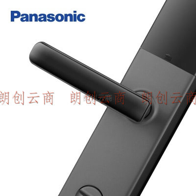 松下（Panasonic） 指纹锁智能门锁家用防盗门锁电子锁密码锁 EMW1102GH灰色【执手式】