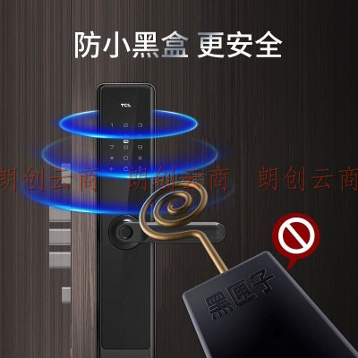 TCL指纹锁智能锁NFC感应密码锁电子锁安全门锁半自动锁K6F-S