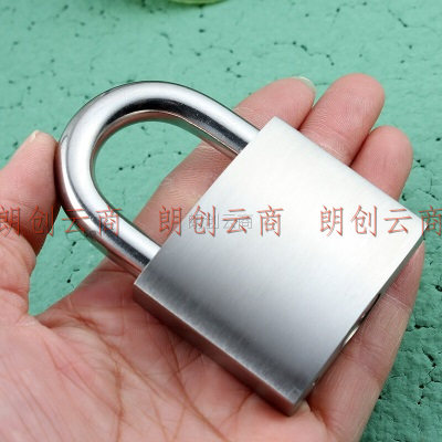 奥本304不锈钢挂锁 户外防水防锈仓库门锁大门锁 大号锁8050（50MM）