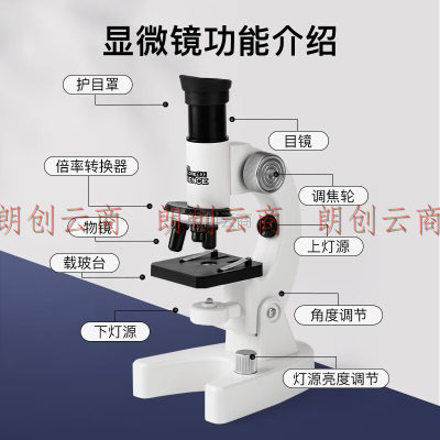 Toylezhi显微镜4800倍儿童玩具放大镜中小学生