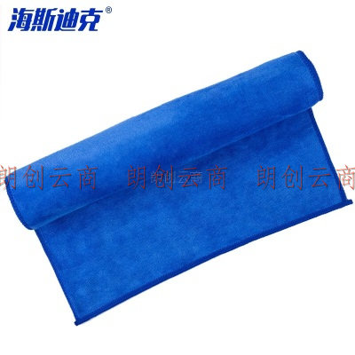 海斯迪克 HKY-191 超细纤维毛巾 洗车清洁抹布 35*75cm 蓝色5条(大号)