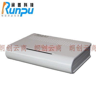 润普Runpu USB电话录音盒电话录音设备有线电话机录音电脑管理系统四路录音盒 USB04