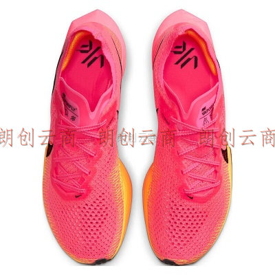 耐克NIKE男子跑步鞋透气VAPORFLY 3运动鞋DV4129-600透明粉43
