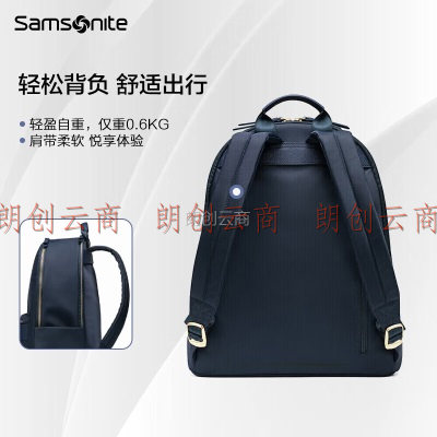 新秀丽（Samsonite）双肩包电脑包13英寸女背包学生书包通勤商务休闲旅行 TQ4