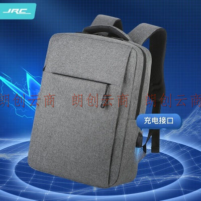 JRC笔记本电脑包双肩包背包商务男女士学生书包17.3英寸适用游戏本