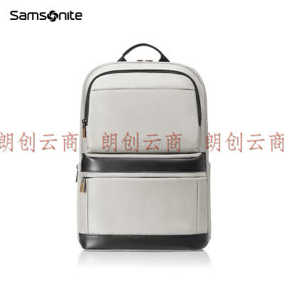 新秀丽（Samsonite）电脑包男女通用双肩包商务背包笔记本包休闲都市36B*08017灰色