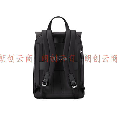 新秀丽（Samsonite）电脑包双肩包15.6英寸背包女书包商务通勤旅行包休闲时尚KM4黑色