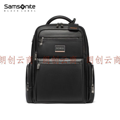 Samsonite/新秀丽双肩包商务高端电脑包多功能男士背包差旅包黑色HO0*013