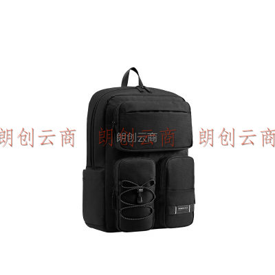 新秀丽（Samsonite）双肩包电脑包15.6英寸笔记本商务背包男书包旅行包大容量 QK6黑色