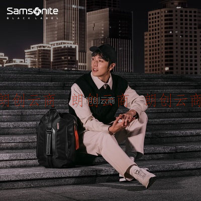 新秀丽（Samsonite）电脑包2023年上新双肩包商务背包笔记本包QO5*09002黑色16英寸