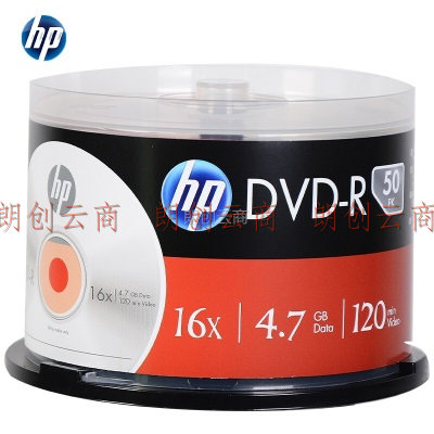 惠普（HP） DVD-R 光盘/刻录盘 空白光盘 16速4.7GB