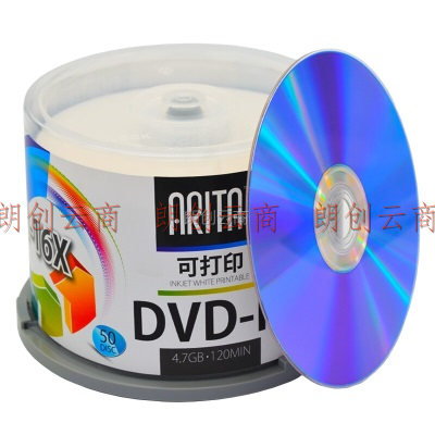 铼德(ARITA) e时代可打印 DVD-R 16速4.7G 空白光盘/光碟/刻录盘