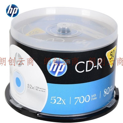 惠普（HP） CD-R 光盘/刻录盘 空白光盘 52速700MB