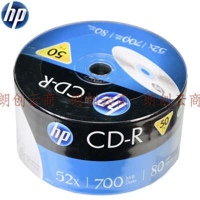 惠普（HP） CD-R光盘/刻录光盘/空白光盘 52速700MB