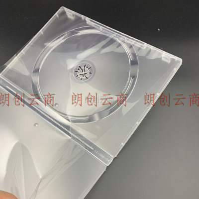 绿文 光盘盒DVD透明盒正方形可插封面扇形CD收纳盒单PP光盘袋