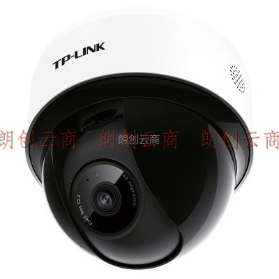 普联（TP-LINK）360度全景双向语音监控摄像头 室内高清无线WiFi手机远程红外云台半球
