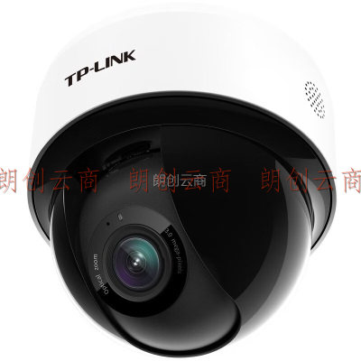 TP-LINK 300万变焦家用360度全景监控摄像头 酒店超市宾馆室内旋转云台智能人形检测语音对讲TL-IPC43KZ