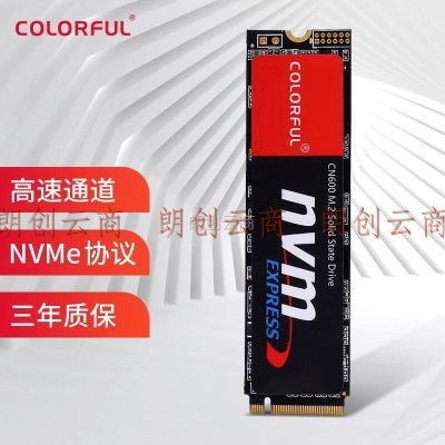七彩虹(Colorful) 1TB SSD固态硬盘 M.2接口(NVMe协议) CN600系列 TLC颗粒PCIe 3.0