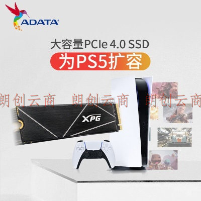 威刚 1TB SSD固态硬盘 M.2接口(NVMe协议 PCIe 4.0×4) XPG翼龙 S70Blade