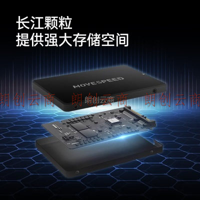 移速（MOVE SPEED) 2TB SSD固态硬盘 长江存储晶圆 国产TLC颗粒 SATA3.0接口高速读写
