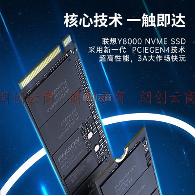 联想（Lenovo）2TB SSD固态硬盘M.2接口(NVMe协议)PCIe4.0 x4