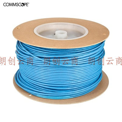 康普 AMP NETCONNECT 六类网线（0.51±0.02mm）非屏蔽网线箱线 蓝色 305米 1859620-6