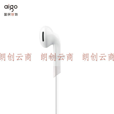 爱国者aigo A100有线耳机半入耳式 重低音耳机耳麦带麦线控大动圈