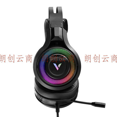 雷柏（Rapoo） VH520 游戏耳机头戴式 电竞有线耳机 USB虚拟7.1声道立体环绕 电脑耳麦降噪