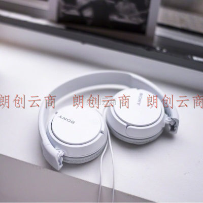 索尼（SONY）MDR-ZX110AP 耳机头戴式有线带麦台式电脑笔记本手机适用耳麦 办公学生网课学习 音乐耳机