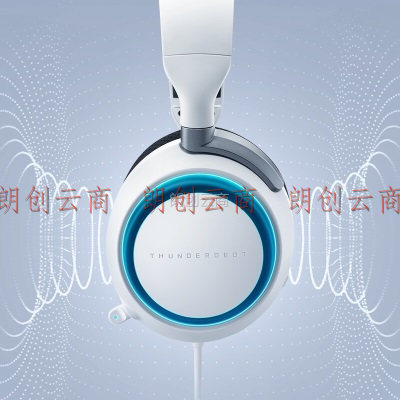 雷神（ThundeRobot）银翼头戴式有线游戏耳机HG503 虚拟7.1 RGB灯效 电脑耳机带麦 电竞耳机 吃鸡耳机