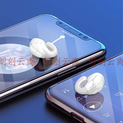 XAXR T20 不入耳降噪真无线蓝牙耳机迷你隐形小型高端挂耳式骨传导概念超长续航运动华为苹果通用