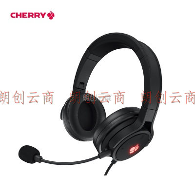 樱桃（CHERRY）HC2.2 JA-2230-2 游戏耳机 7.1环绕音效 头戴式耳机 电竞耳机 LOGO灯效