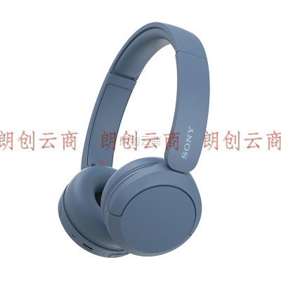 索尼（SONY）WH-CH520 舒适高效无线头戴式蓝牙耳机 舒适佩戴 音乐耳机 蓝色