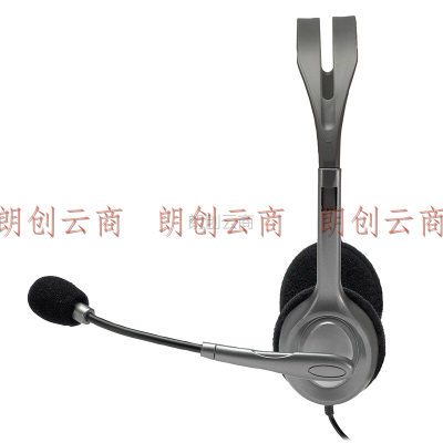 罗技（Logitech） H110多功能头戴式立体声 教育办公培训 耳机耳麦 H110