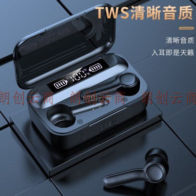 HYUNDAI现代 TWS-T19 真无线蓝牙耳机降噪入耳式运动跑步迷你游戏通用于华为苹果vivo小米oppo荣耀手机