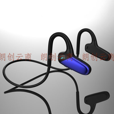 Masentek F808无线蓝牙耳机 气传导概念开放式不入耳挂耳式颈挂颈式 运动跑步 适用苹果华为小米手机 蓝色
