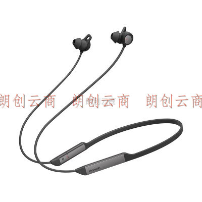 华为（HUAWEI）蓝牙耳机 Freelace Pro 黑色 适用于华为mate60  主动降噪无线挂脖式入耳  苹果安卓手机通用