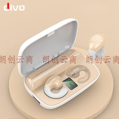 DIVO不入耳蓝牙耳机通用于索尼骨感传导真无线双耳运动迷你小型高端超长待机适用于苹果安卓oppo一加
