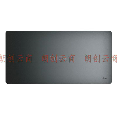爱国者（aigo）M6 黑色 鼠标垫大号 PU皮质桌垫  防滑绒面底  电脑办公 桌面垫(1200*600mm)