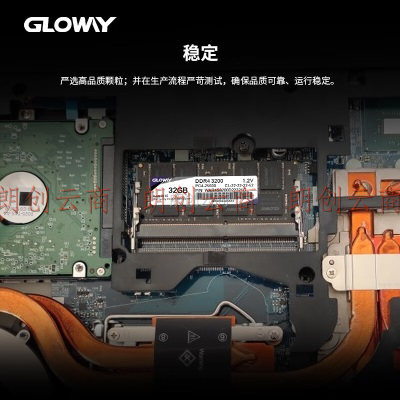 光威（Gloway）32GB DDR4 3200 笔记本内存条 战将系列