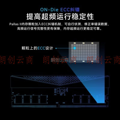 宏碁掠夺者（PREDATOR）64G(32G×2)套装 DDR5 6000频率 台式机内存条 Pallas II 凌霜系列 (C30)星光银