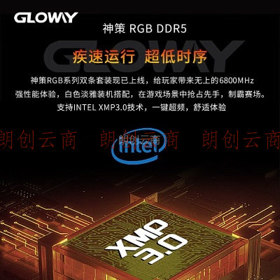 光威（Gloway）32GB(16GBx2)套装 DDR5 6800 台式机内存条 神策RGB系列 海力士A-die颗粒 CL34