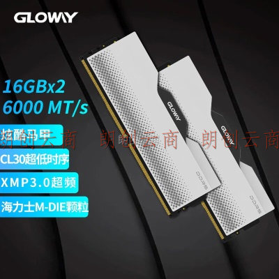 光威（Gloway）32GB(16GBx2)套装 DDR5 6000 台式机内存条 龙武系列 海力士M-die颗粒 CL30