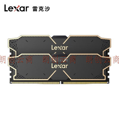 雷克沙（Lexar）DDR5 6000 32GB 16G*2套条 电竞马甲内存条 Thor雷神之锤 黑色