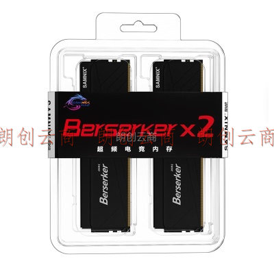 新乐士（SAMNIX）台式机内存条 16GB(8GBx2)DDR4 3200MHz C16 黑色 海力士CJR 狂刃战士电竞游戏