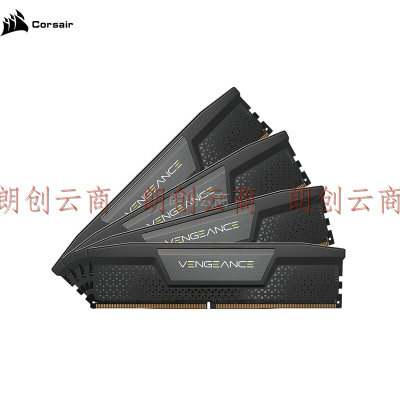 美商海盗船（USCORSAIR） DDR5台式机内存条 复仇者D5 16G*2 5200黑 DDR5