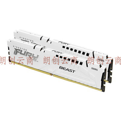 金士顿 (Kingston) FURY 32GB DDR5 5600 台式机内存条 Beast野兽系列 骇客神条 白色款