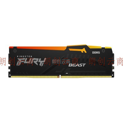 金士顿（Kingston） FURY台式机灯条 DDR5内存 RGB内存条 Beast野兽系列 5600套条32G*2【灯条RGB】