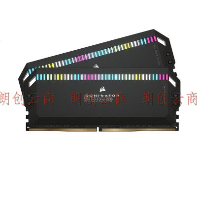 美商海盗船（USCORSAIR） DDR5台式机内存条 统治者 RGB 灯条系列 统治者RGB 32G*2 6800 黑